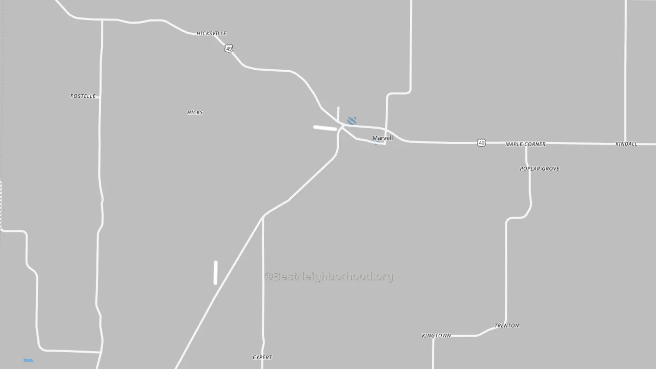 Transit Grade map of 72366, AR