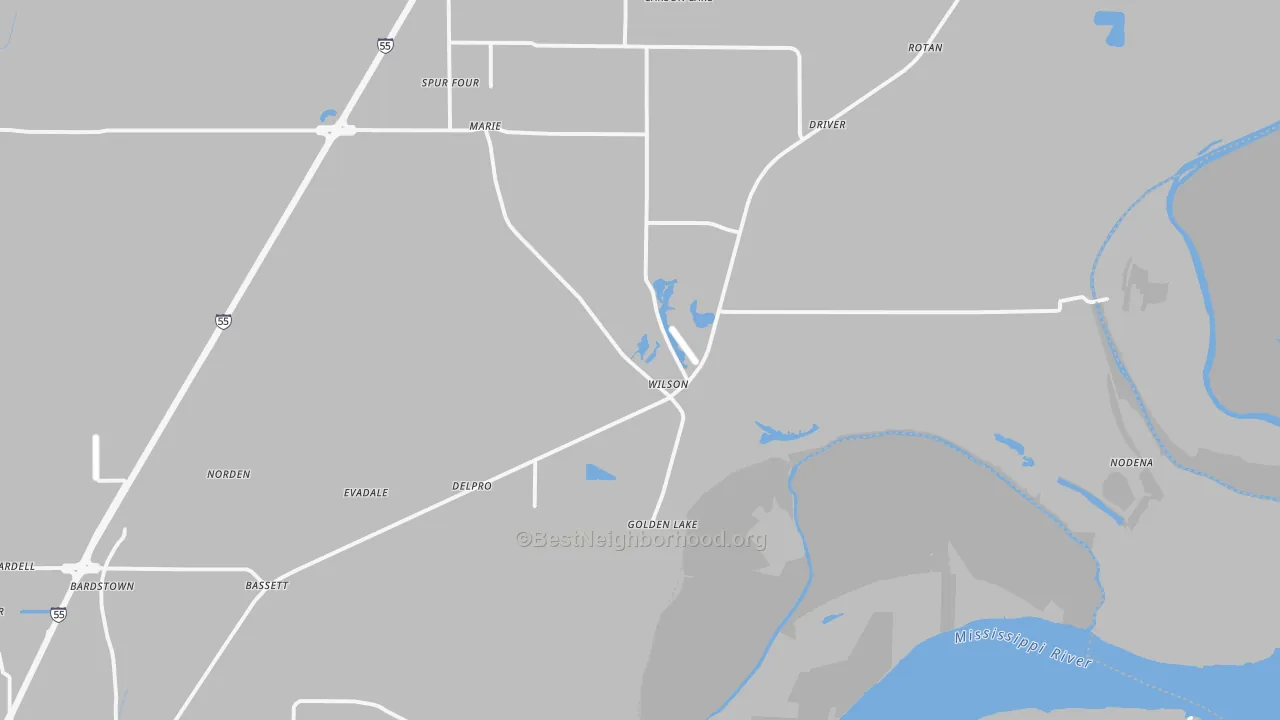 Transit Grade map of 72395, AR