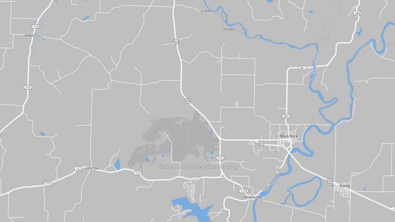 Transit Grade map of 72415, AR
