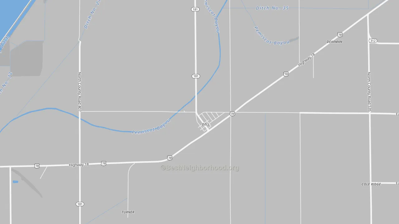 Transit Grade map of 72426, AR