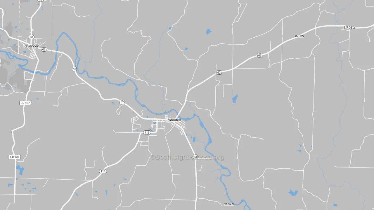 Transit Grade map of 72434, AR
