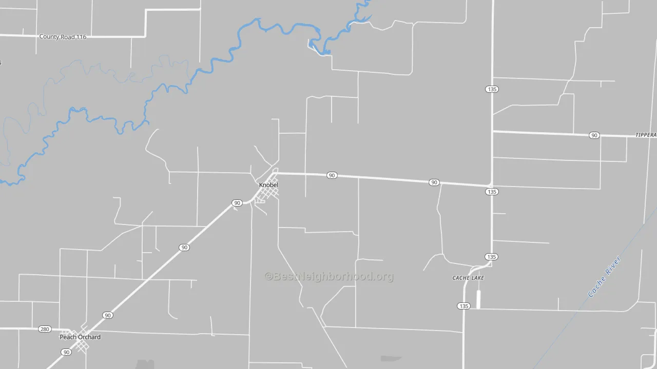 Transit Grade map of 72435, AR