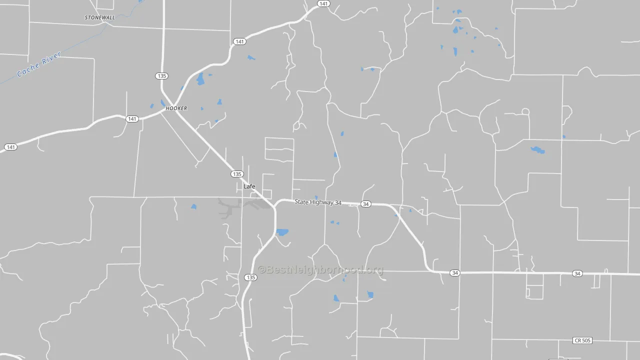 Transit Grade map of 72436, AR