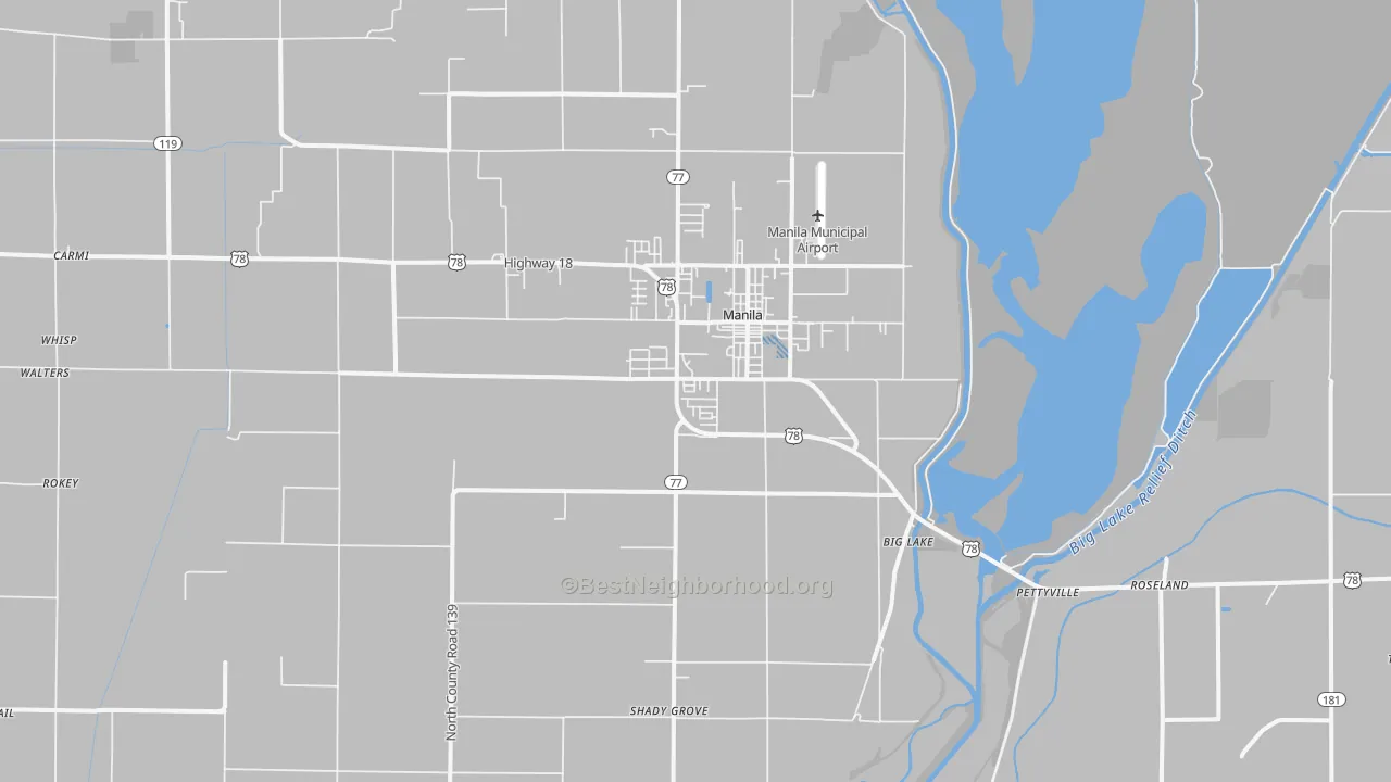 Transit Grade map of 72442, AR