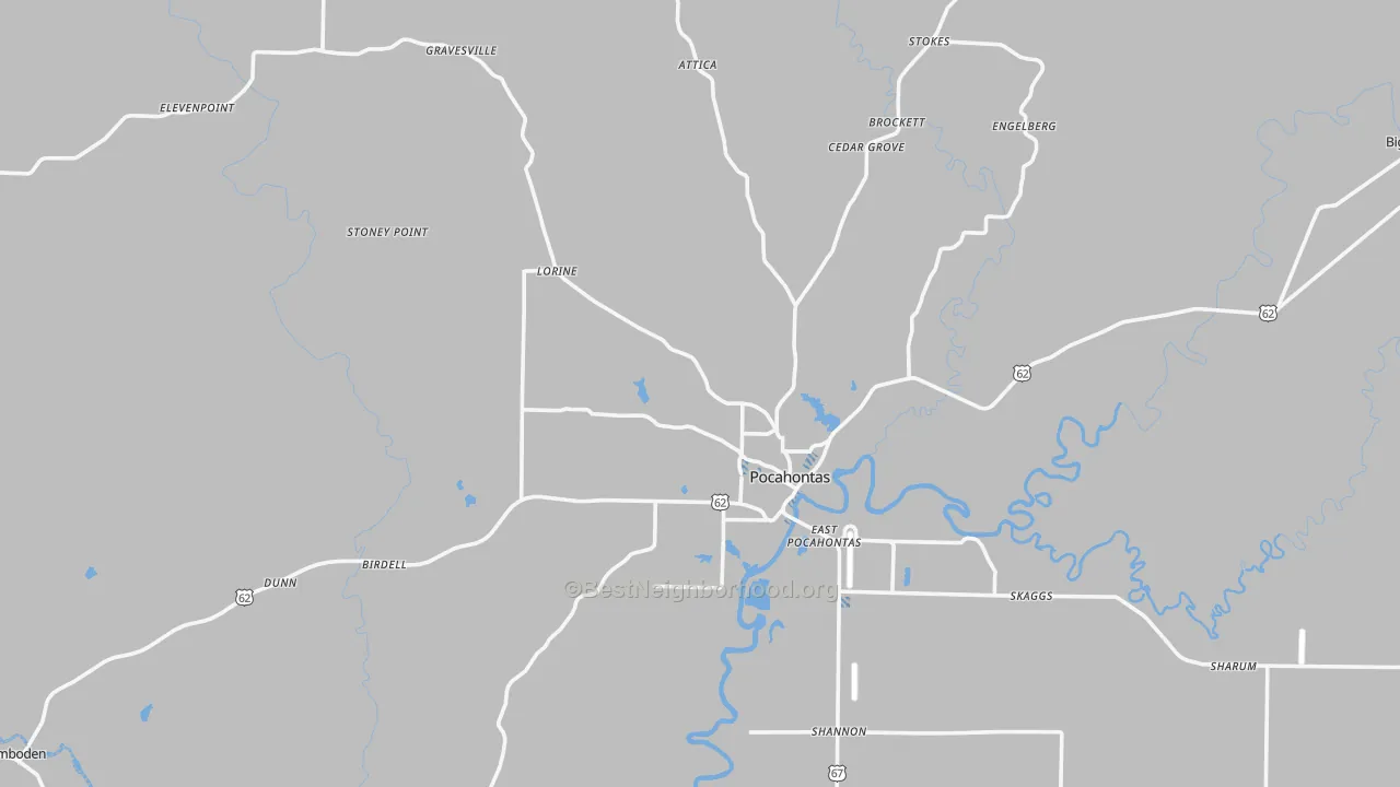 Transit Grade map of 72455, AR