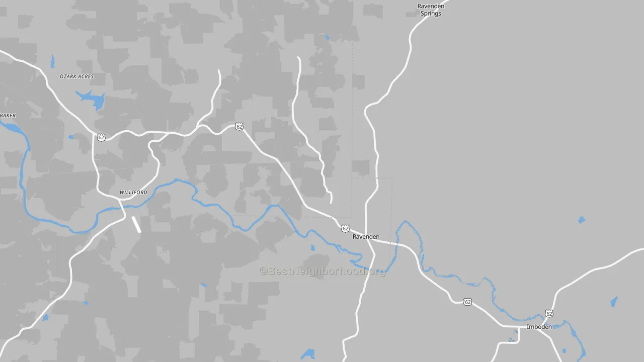 Transit Grade map of 72459, AR