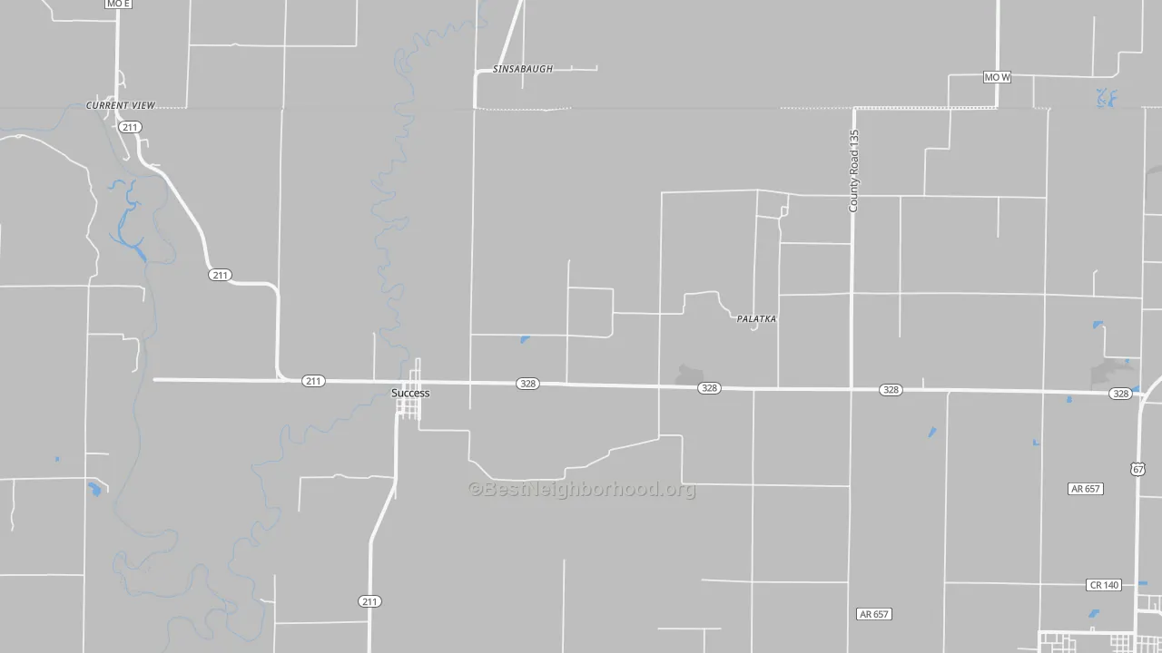 Transit Grade map of 72470, AR