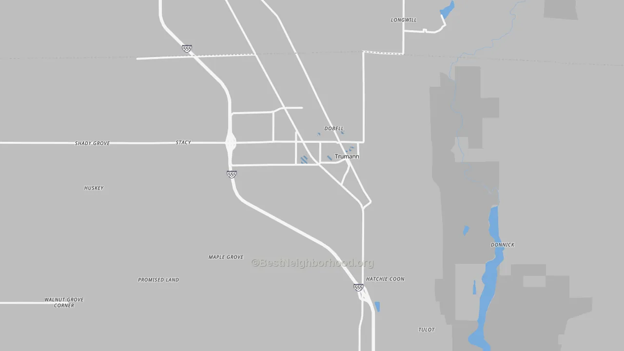 Transit Grade map of 72472, AR