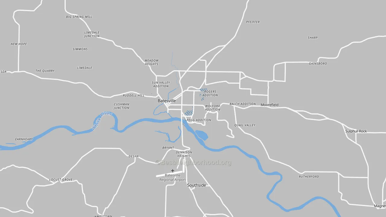 Transit Grade map of 72501, AR