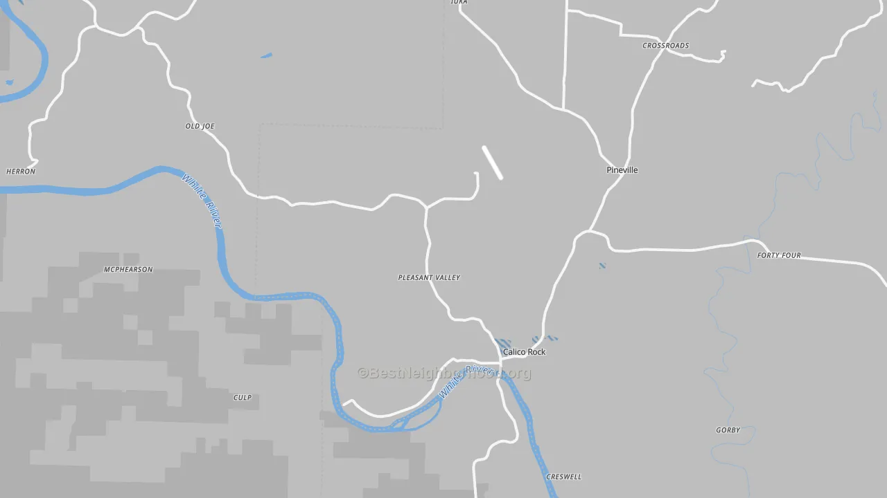 Transit Grade map of 72519, AR
