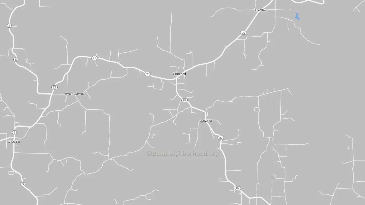 Transit Grade map of 72523, AR