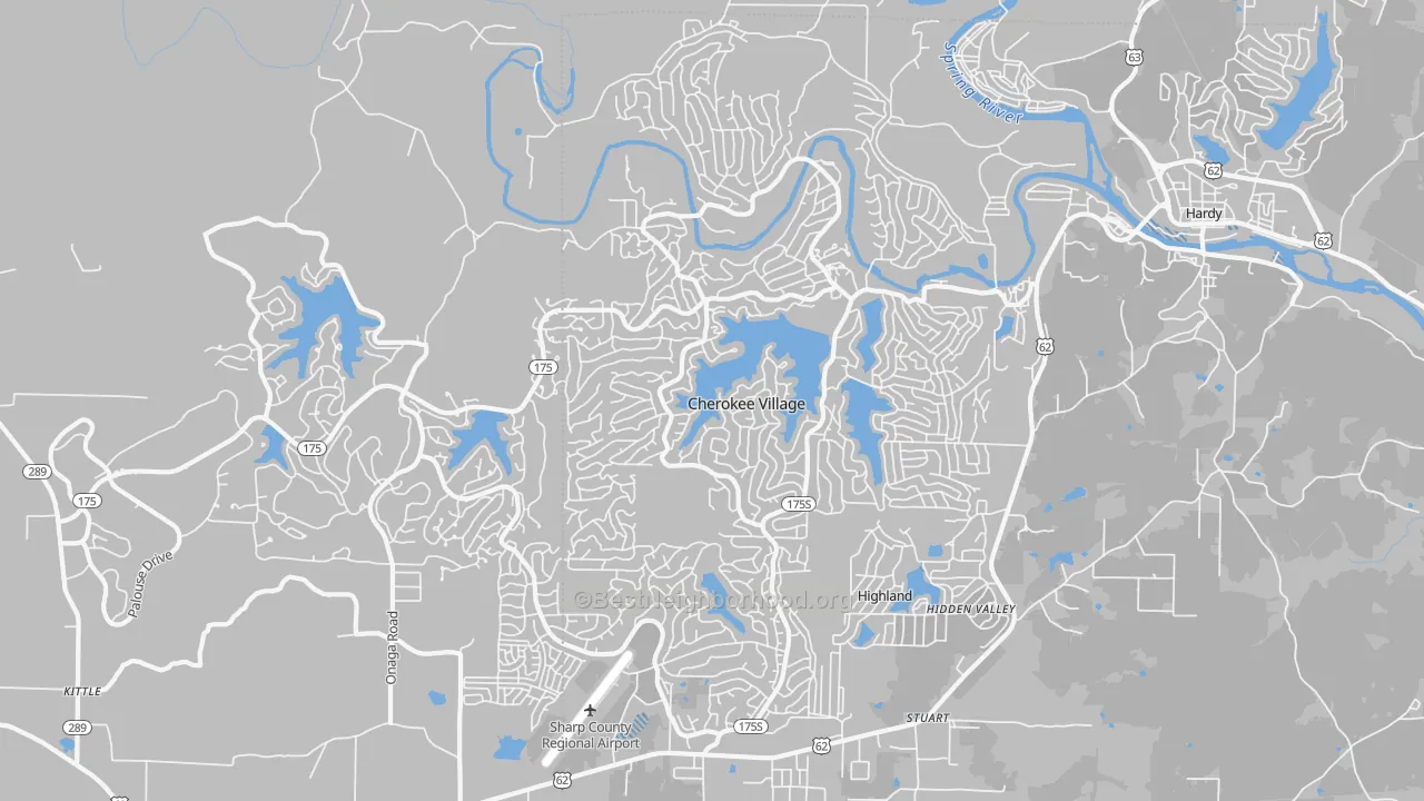 Transit Grade map of 72529, AR