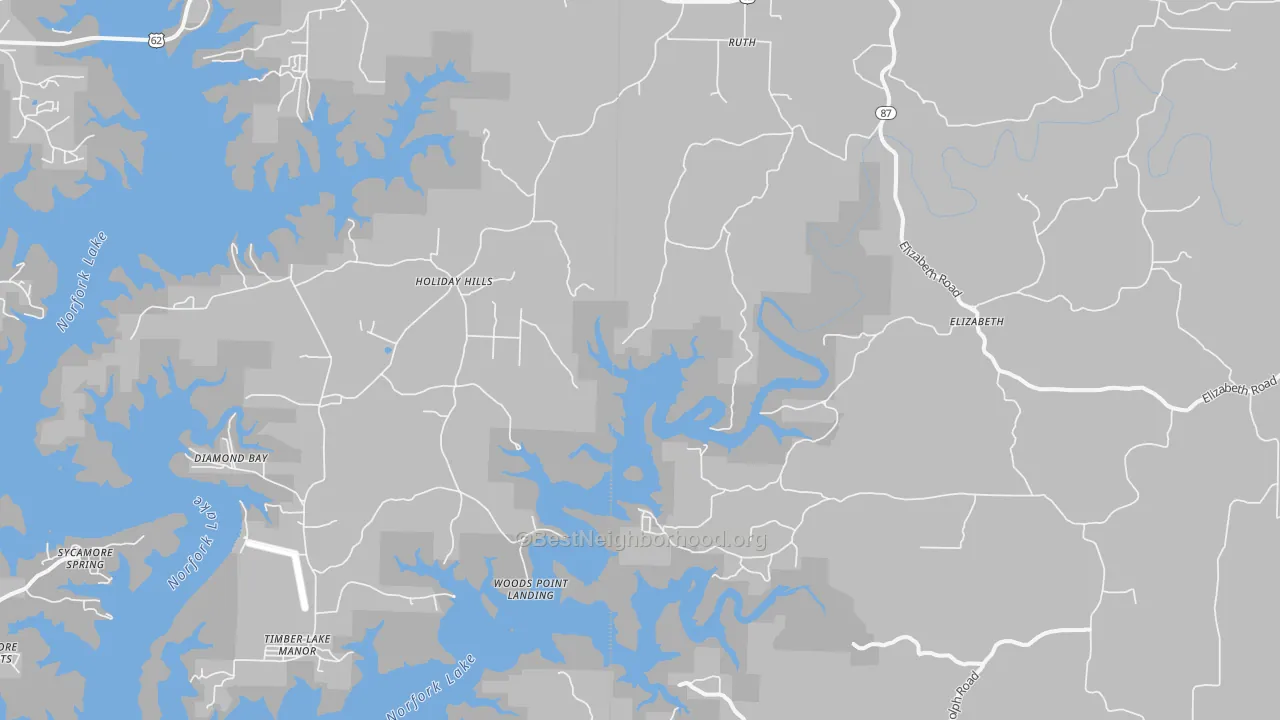 Transit Grade map of 72531, AR