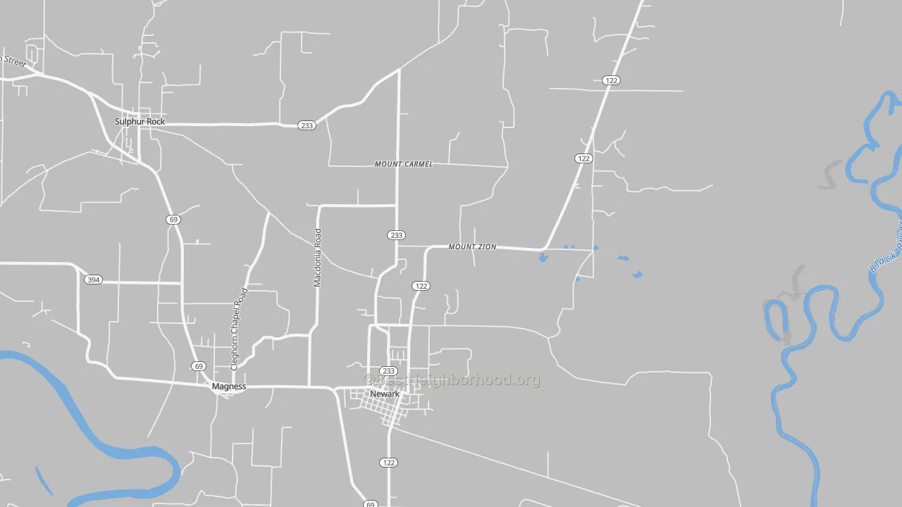 Transit Grade map of 72562, AR