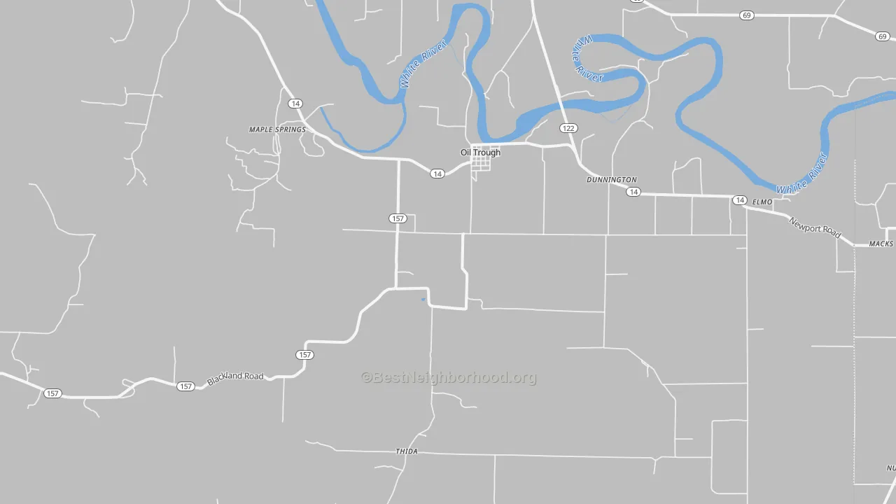 Transit Grade map of 72564, AR
