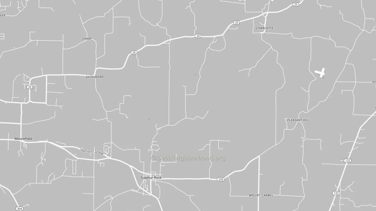 Transit Grade map of 72579, AR