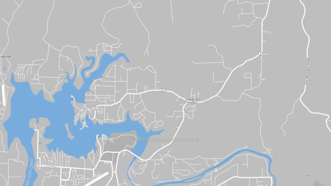 Transit Grade map of 72581, AR