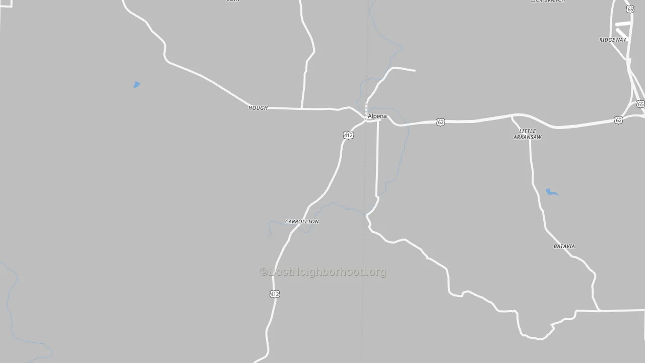 Transit Grade map of 72611, AR