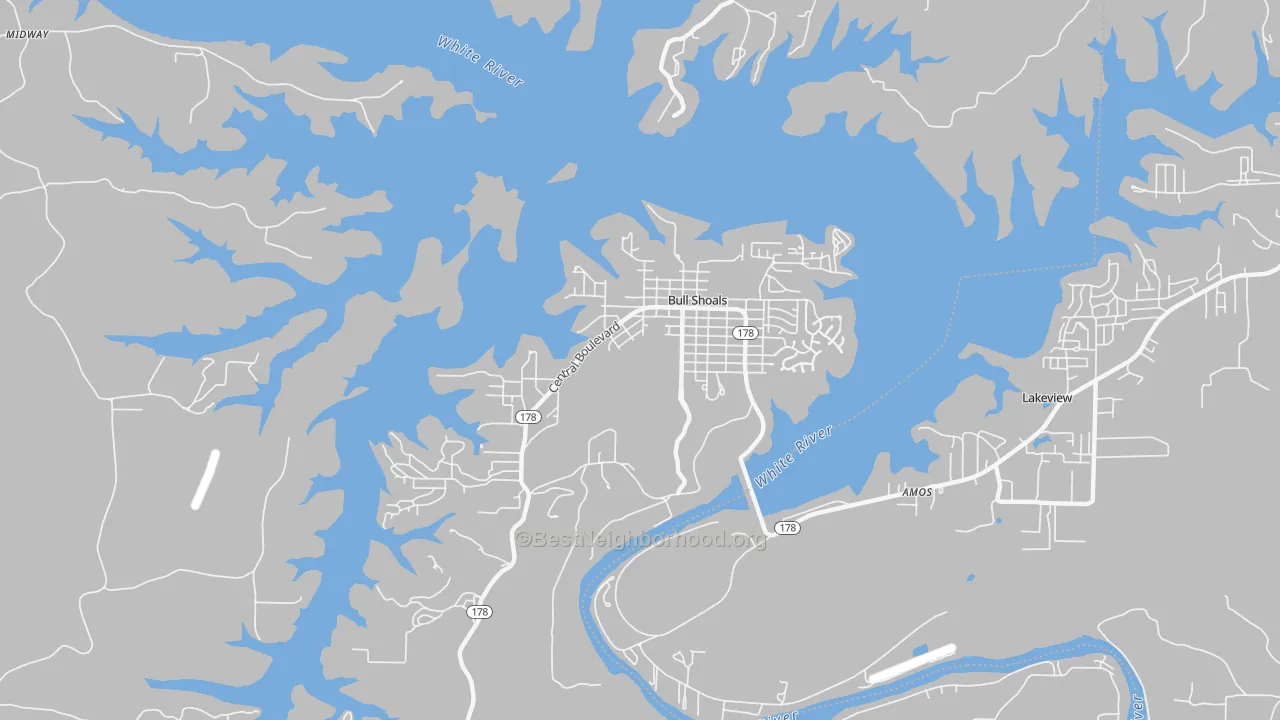 Transit Grade map of 72619, AR
