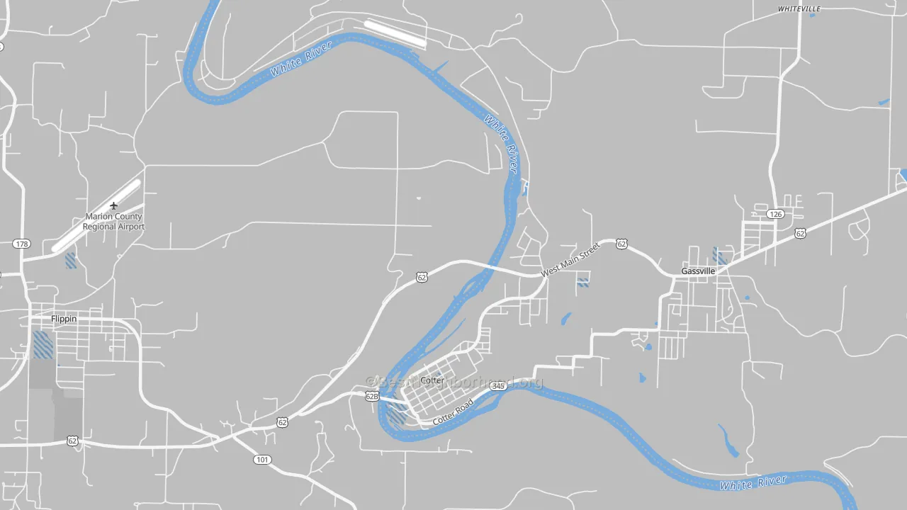 Transit Grade map of 72626, AR