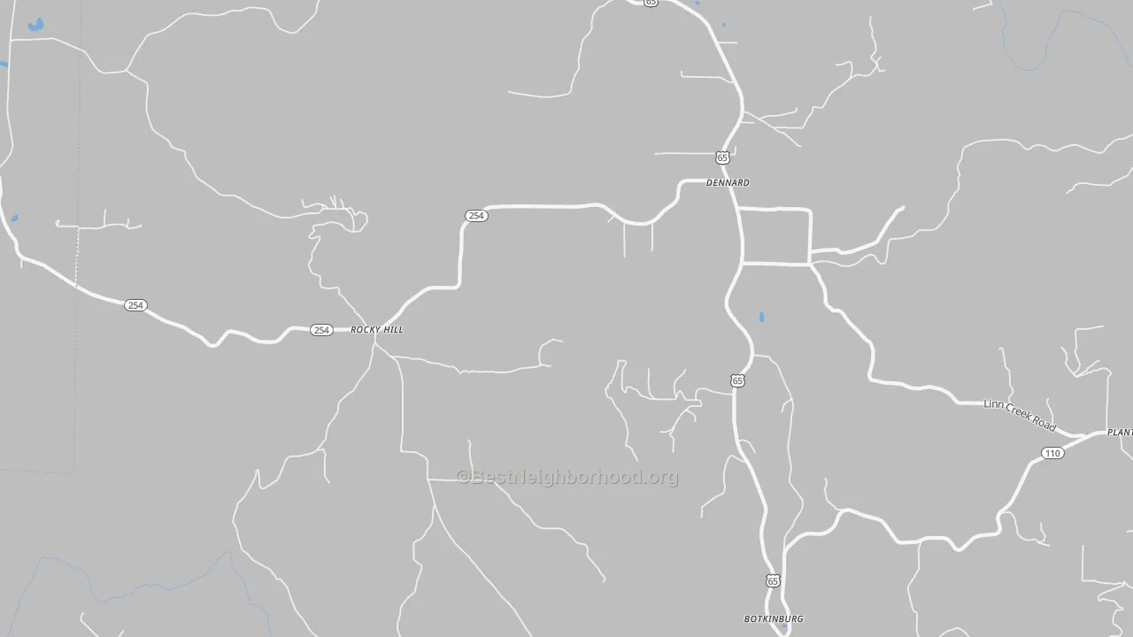Transit Grade map of 72629, AR