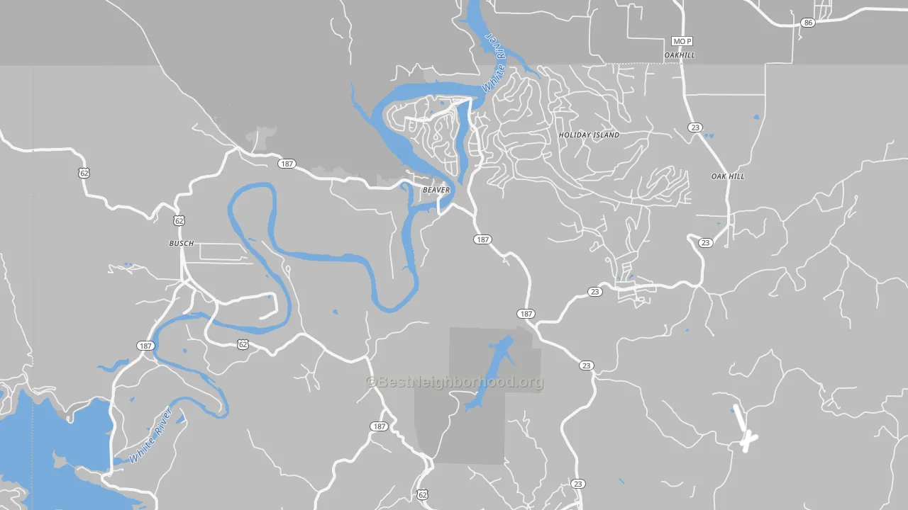 Transit Grade map of 72631, AR