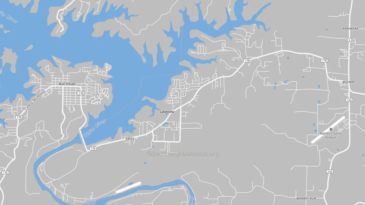 Transit Grade map of 72642, AR
