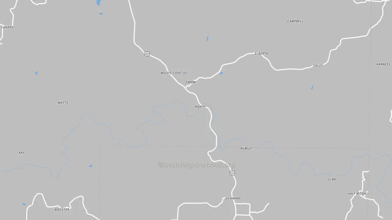 Transit Grade map of 72645, AR