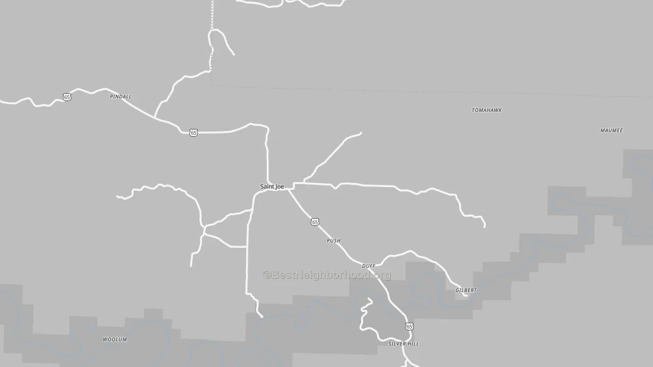 Transit Grade map of 72675, AR