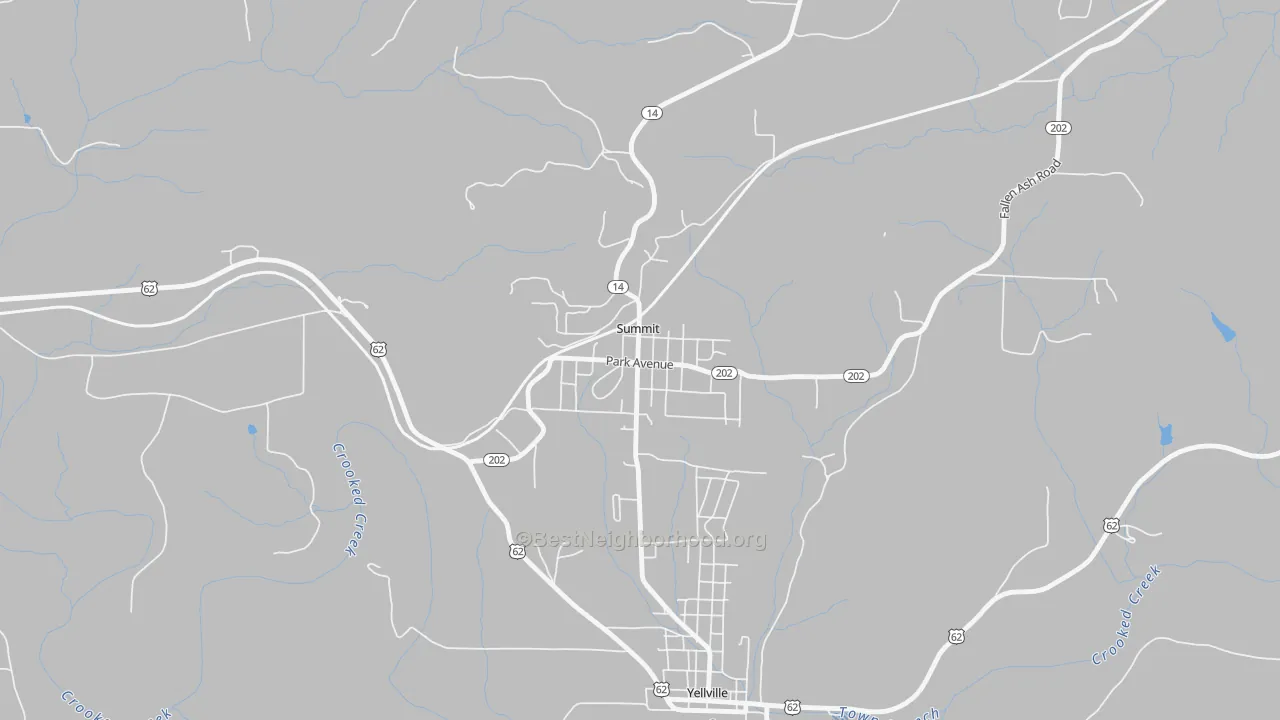 Transit Grade map of 72677, AR