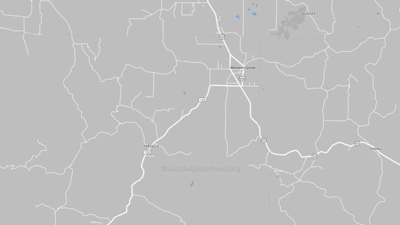 Transit Grade map of 72685, AR