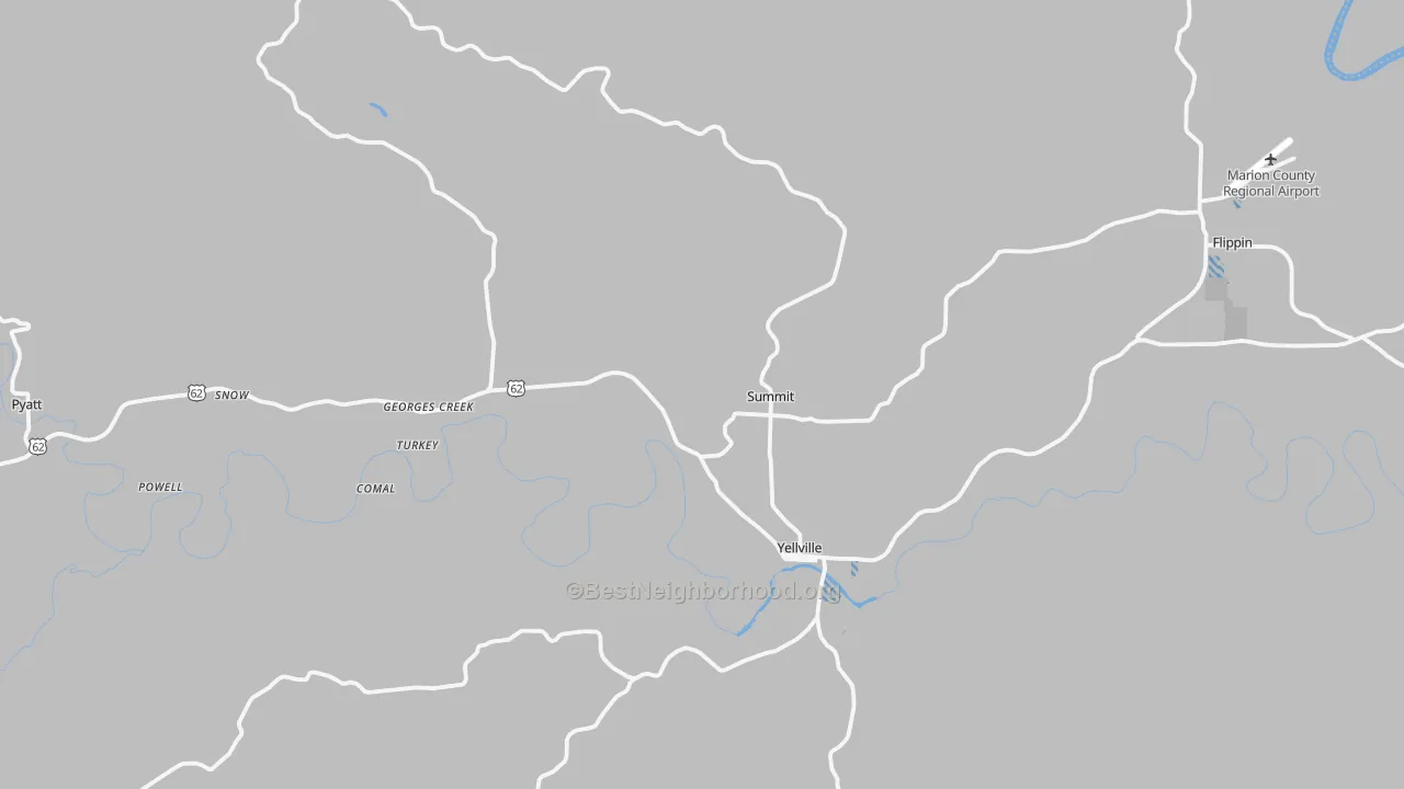 Transit Grade map of 72687, AR