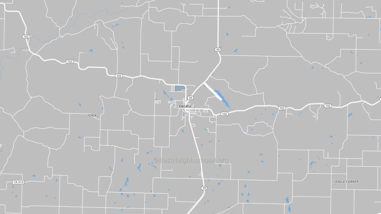 Transit Grade map of 72722, AR