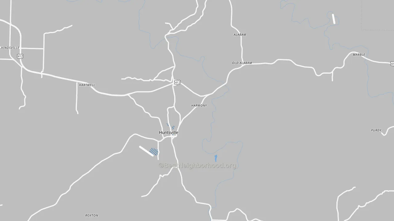 Transit Grade map of 72740, AR