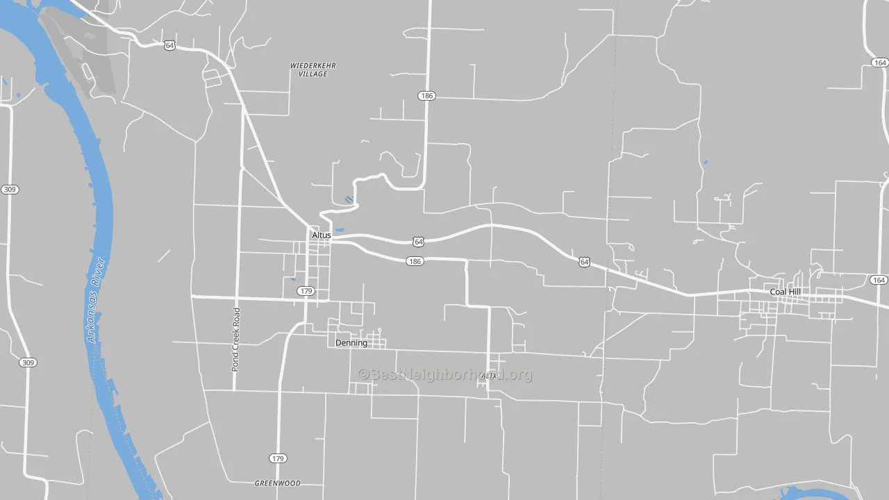 Transit Grade map of 72821, AR