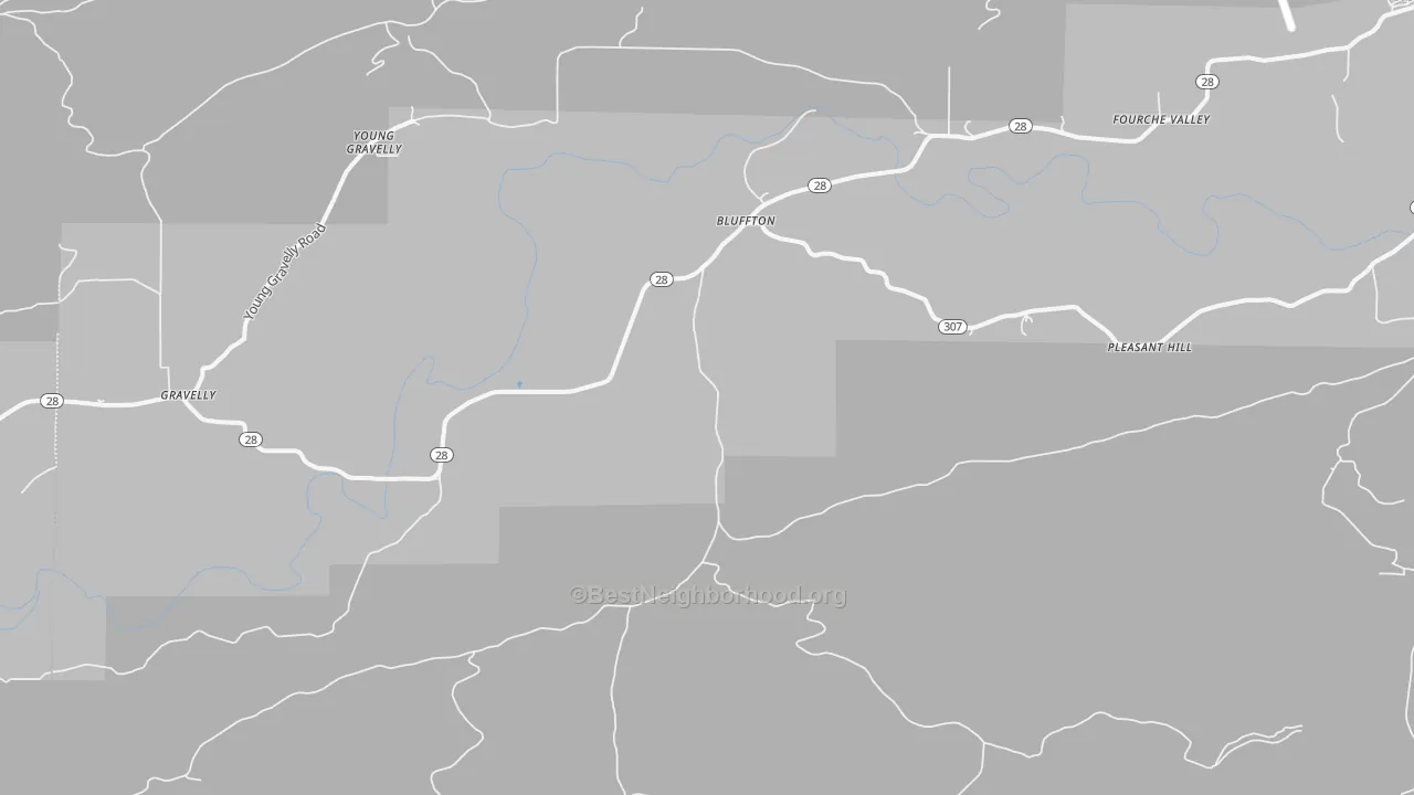 Transit Grade map of 72827, AR