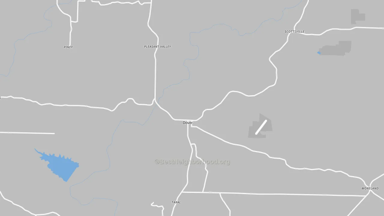 Transit Grade map of 72837, AR