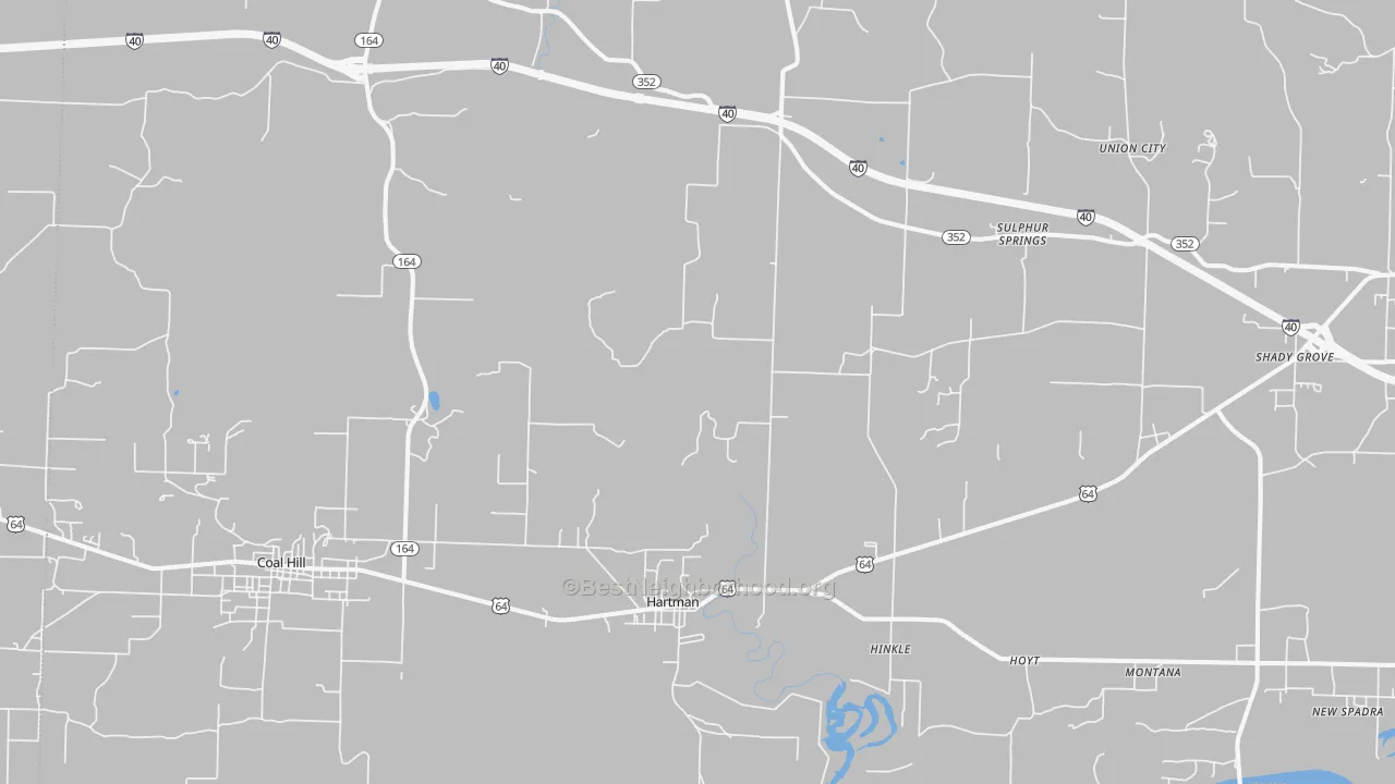 Transit Grade map of 72840, AR