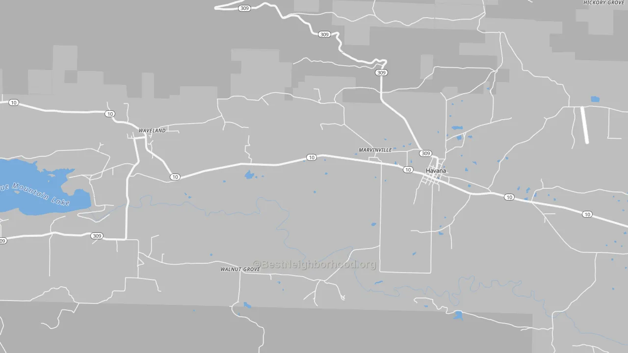 Transit Grade map of 72842, AR