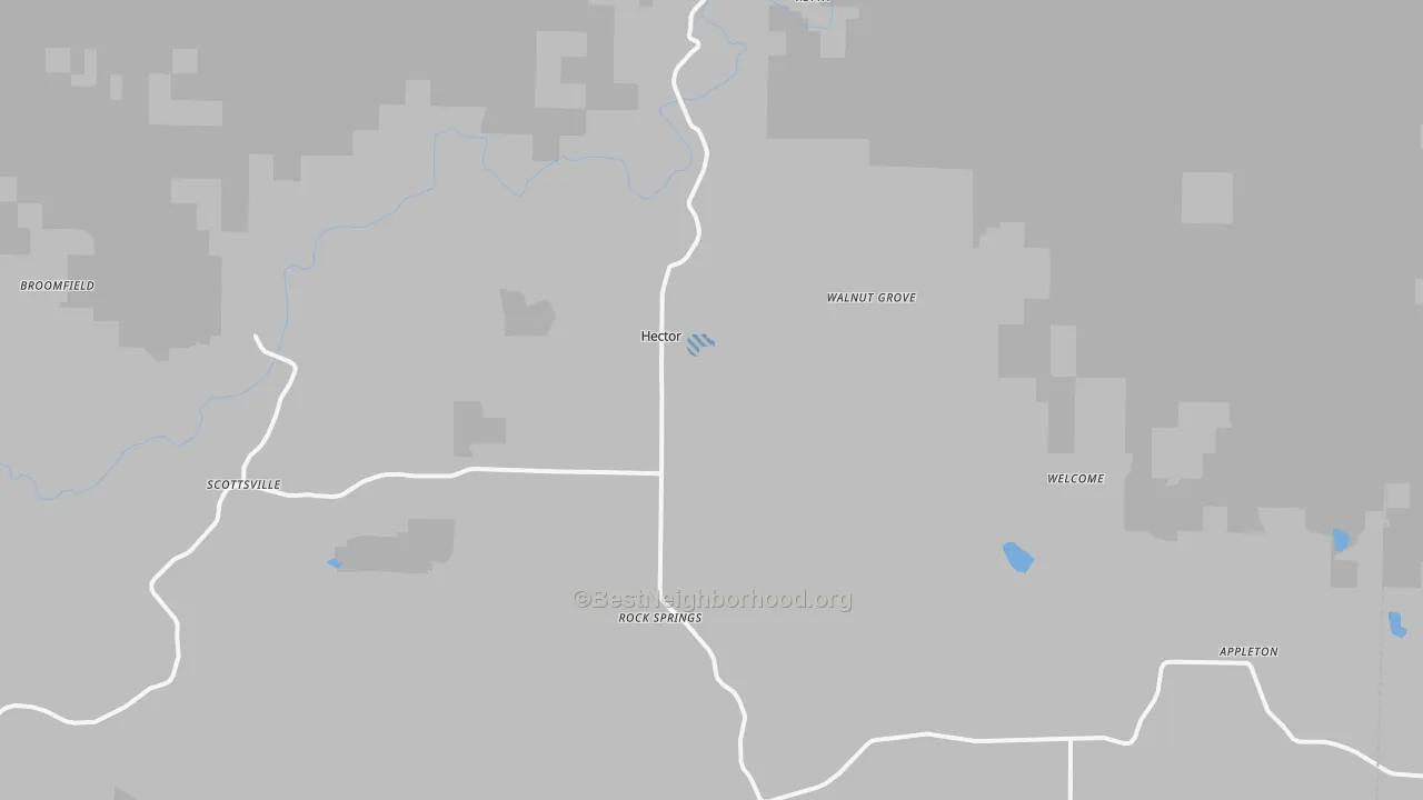 Transit Grade map of 72843, AR
