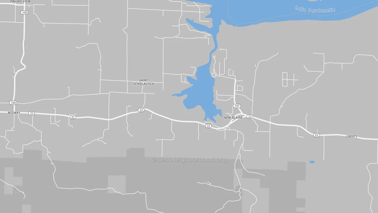 Transit Grade map of 72851, AR
