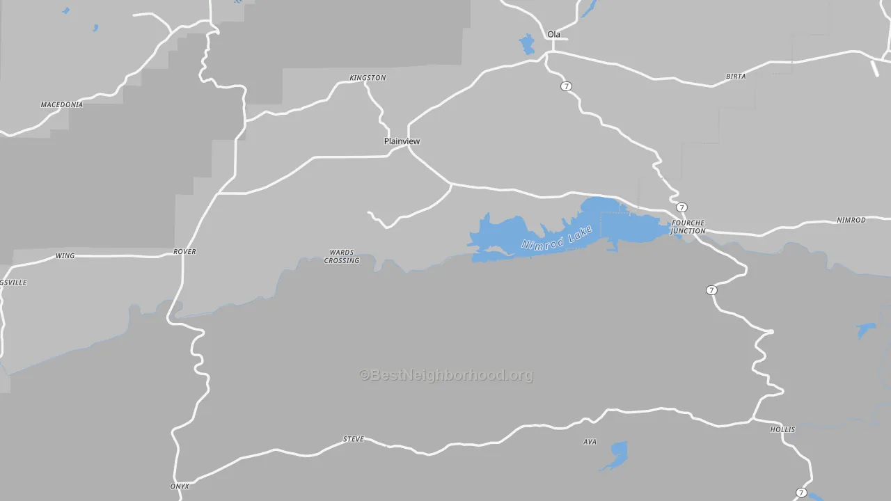 Transit Grade map of 72857, AR