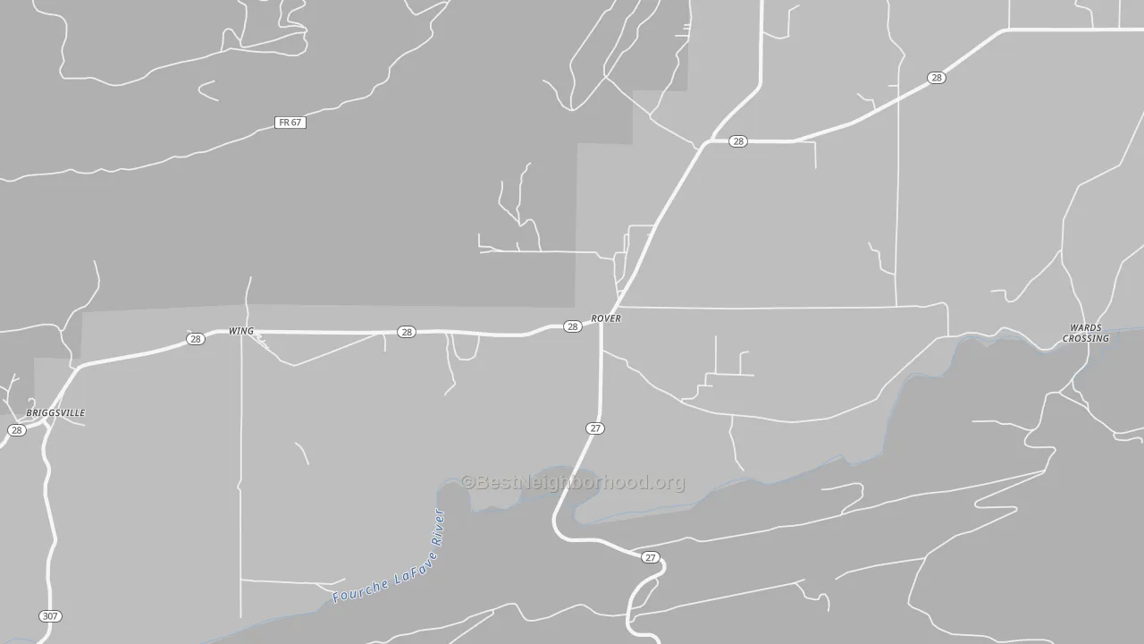 Transit Grade map of 72860, AR