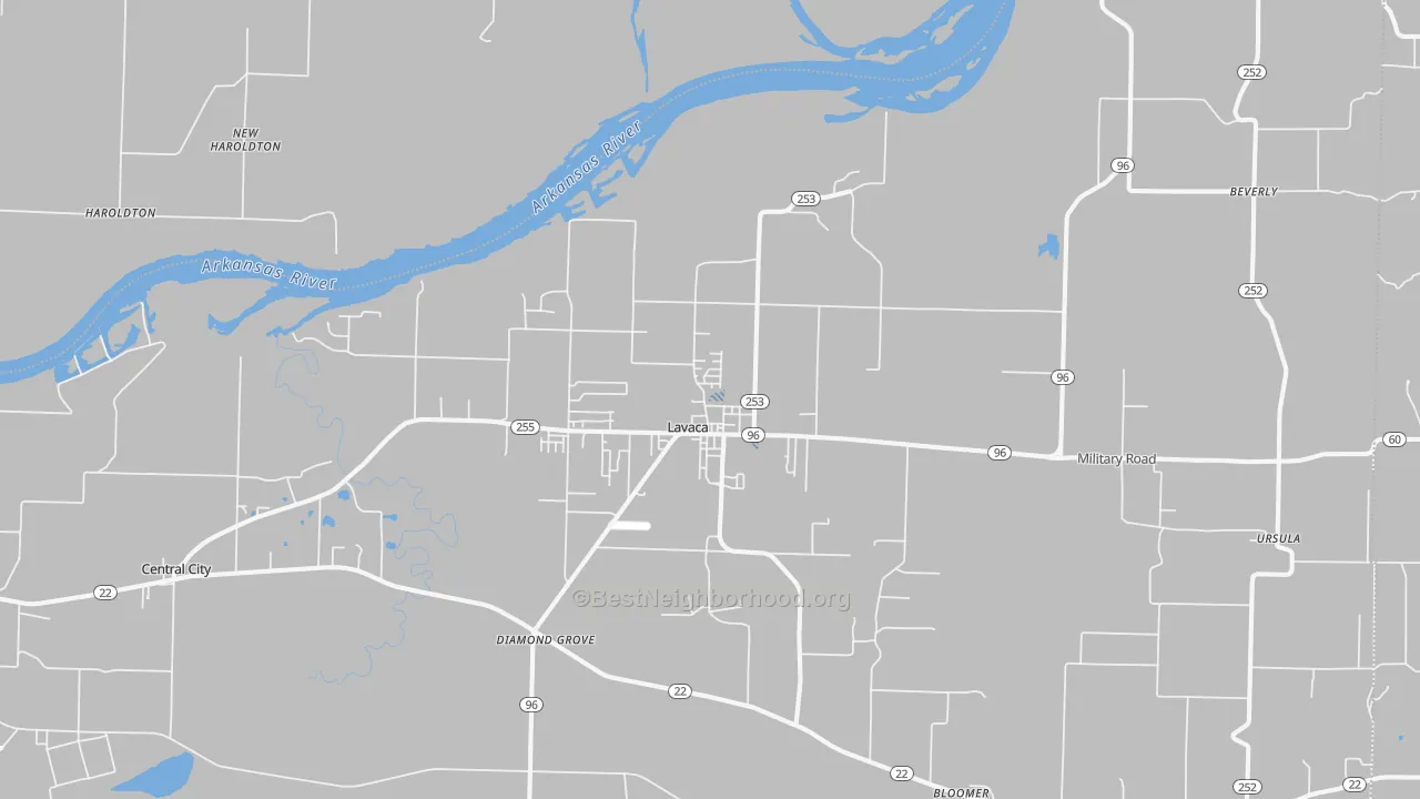 Transit Grade map of 72941, AR