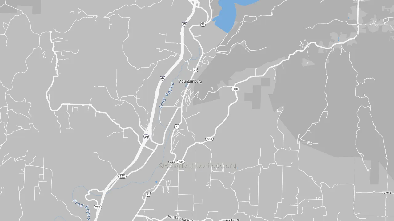 Transit Grade map of 72946, AR