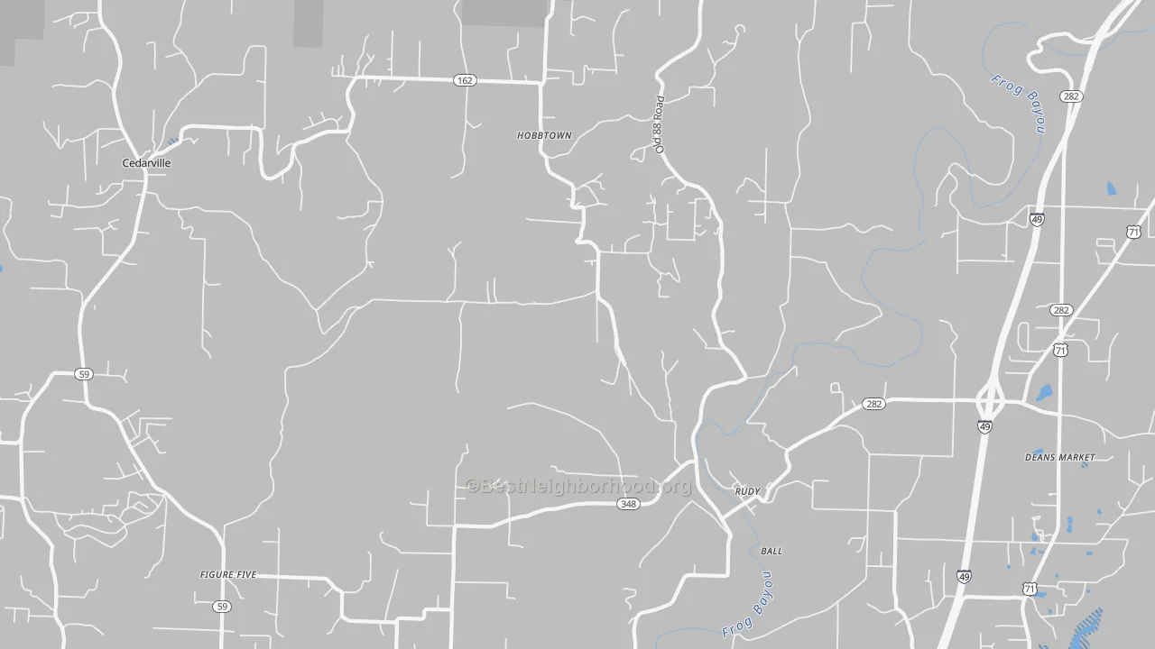Transit Grade map of 72952, AR