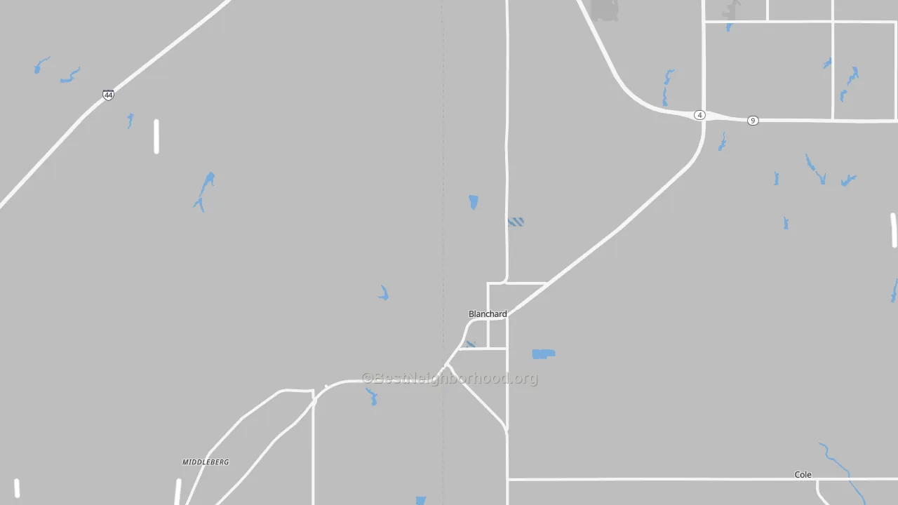 Transit Grade map of 73010, OK