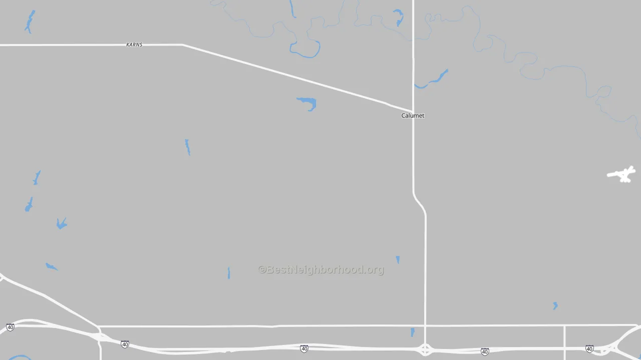 Transit Grade map of 73014, OK