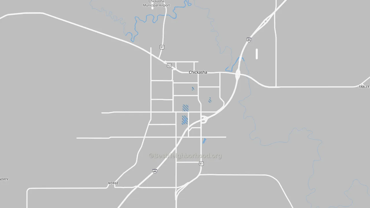 Transit Grade map of 73018, OK