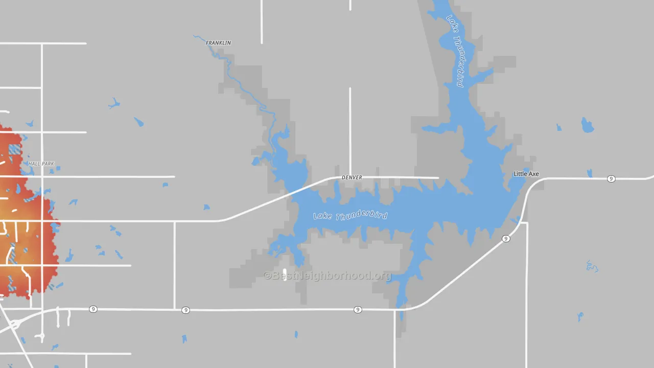 Transit Grade map of 73026, OK